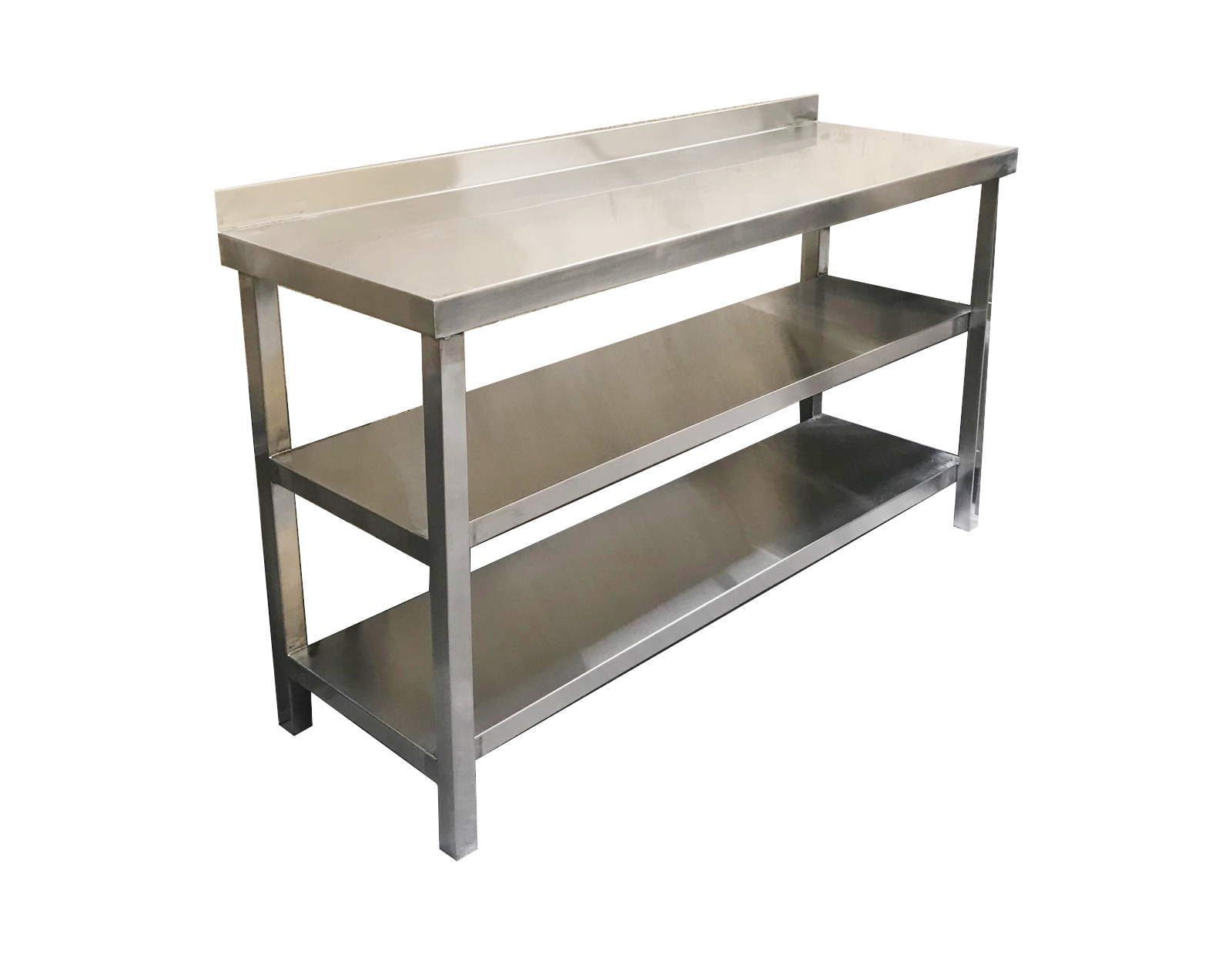 Double undershelf table