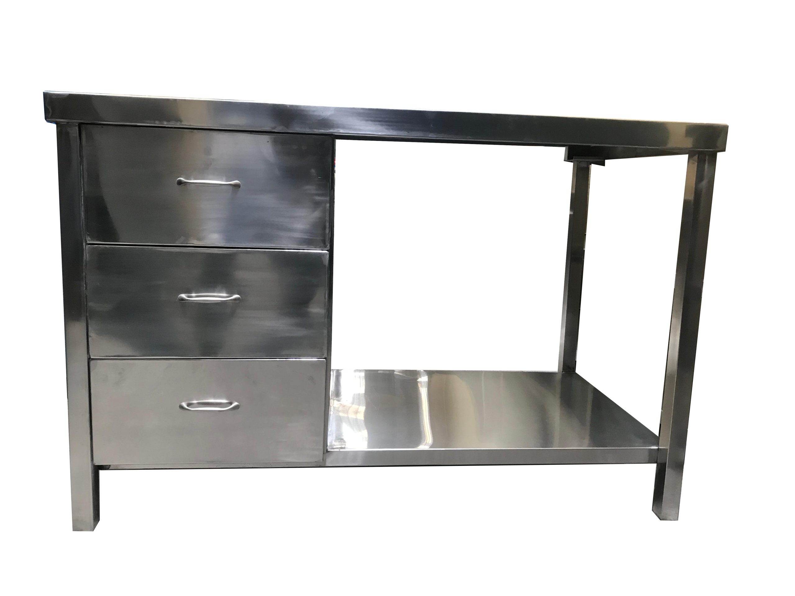 table with undershelf and drawers